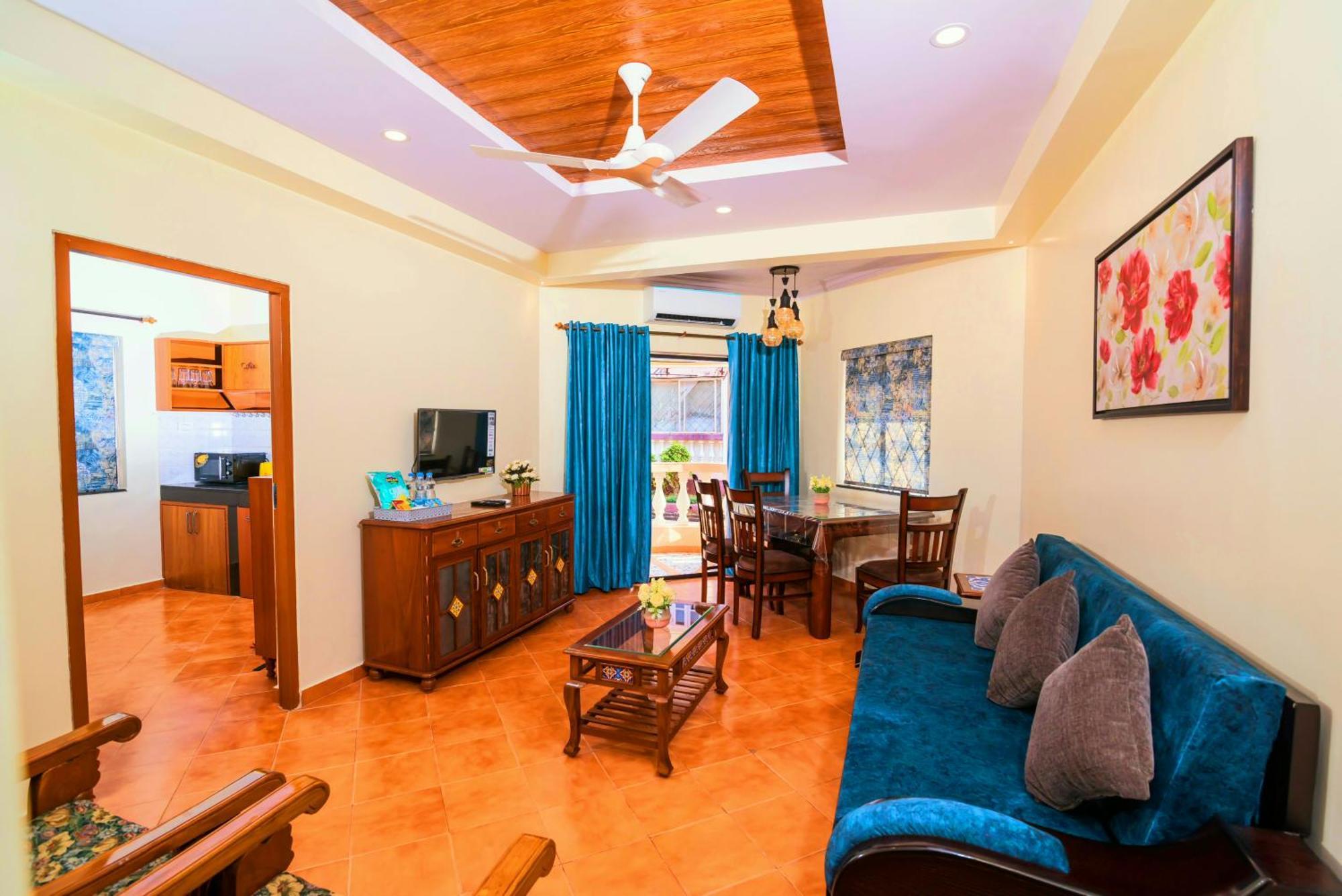 'Golden Rosa' Beach apartment Benaulim Exterior foto